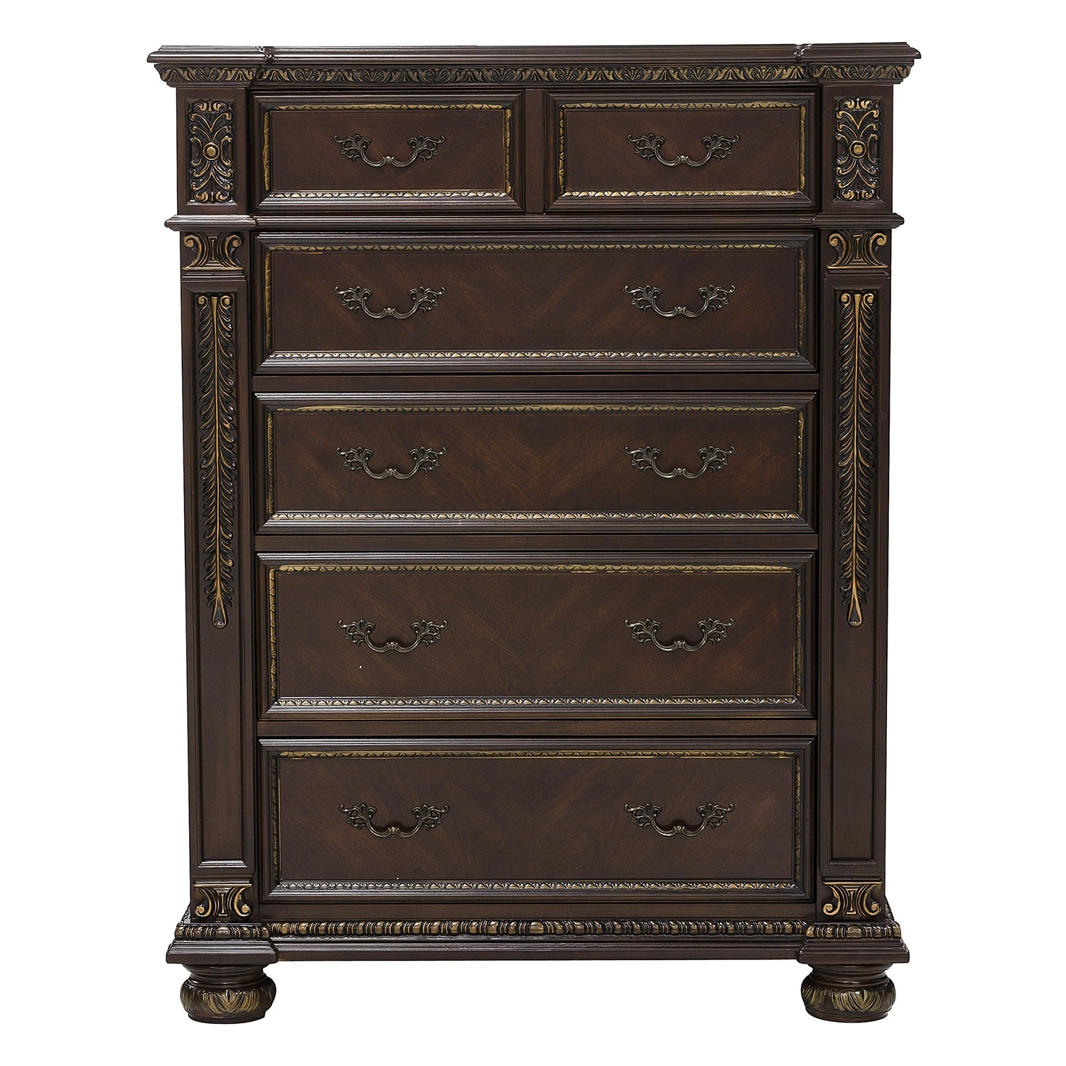 Catalonia Cherry Chest - 1824-9 - Bien Home Furniture &amp; Electronics