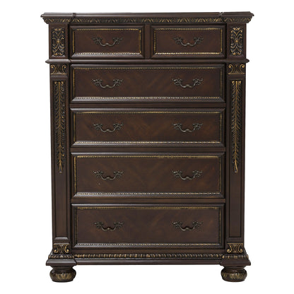 Catalonia Cherry Chest - 1824-9 - Bien Home Furniture &amp; Electronics