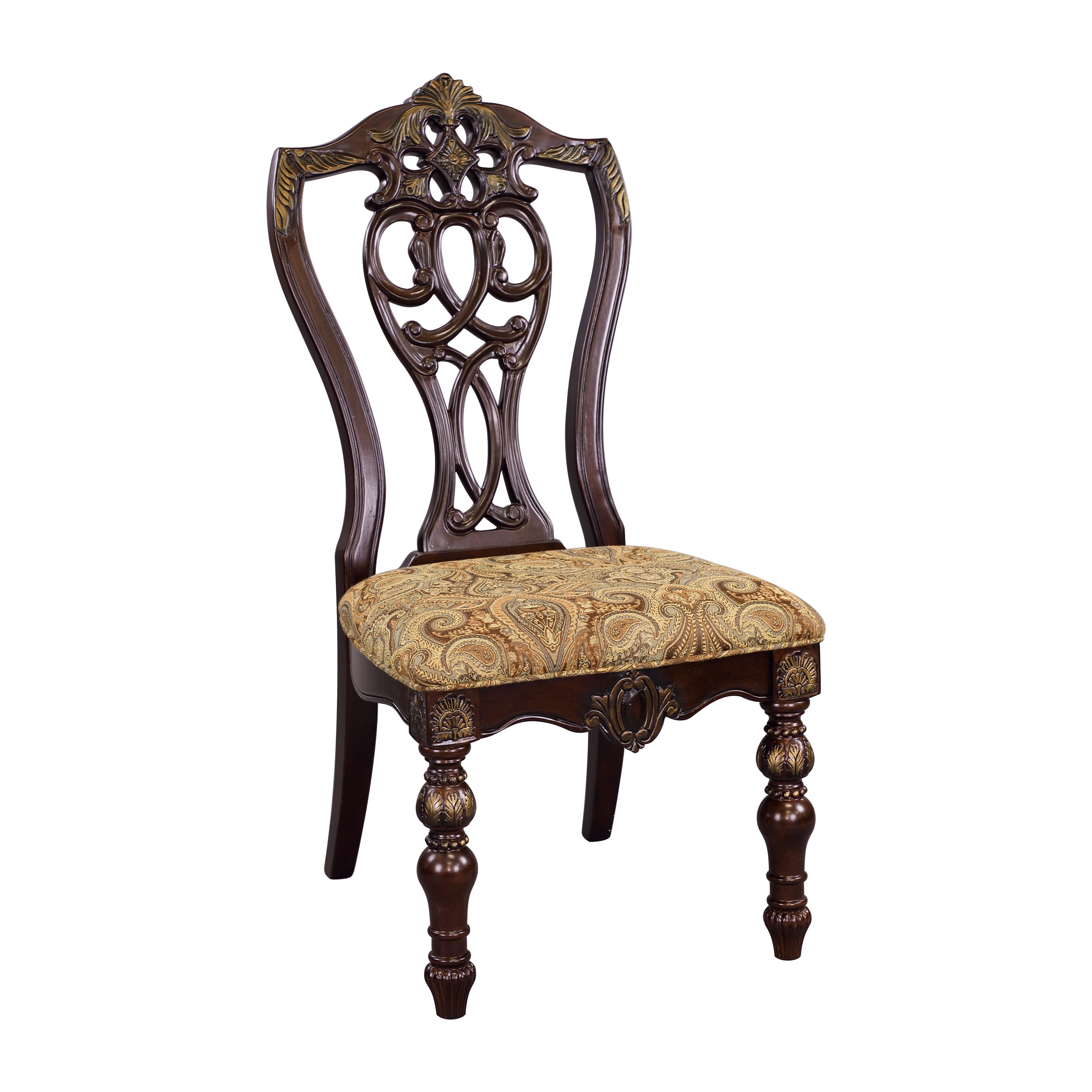 Catalonia Cherry Side Chair, Set of 2 - 1824S - Bien Home Furniture &amp; Electronics