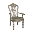 Catalonia Platinum Gold Dining Arm Chair, Set of 2 - 1824PGA - Bien Home Furniture & Electronics