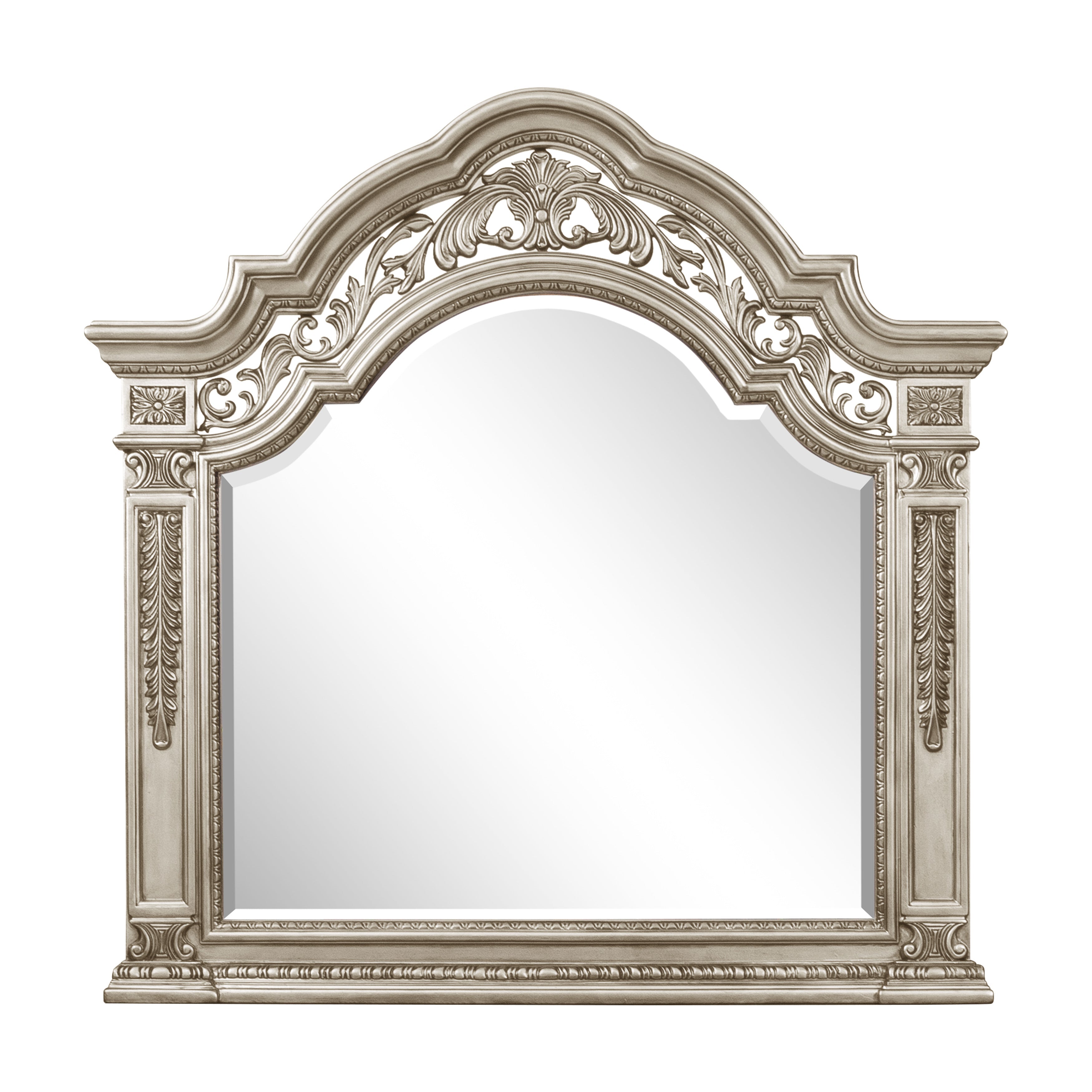 Catalonia Platinum Gold Mirror (Mirror Only) - 1824PG-6 - Bien Home Furniture &amp; Electronics