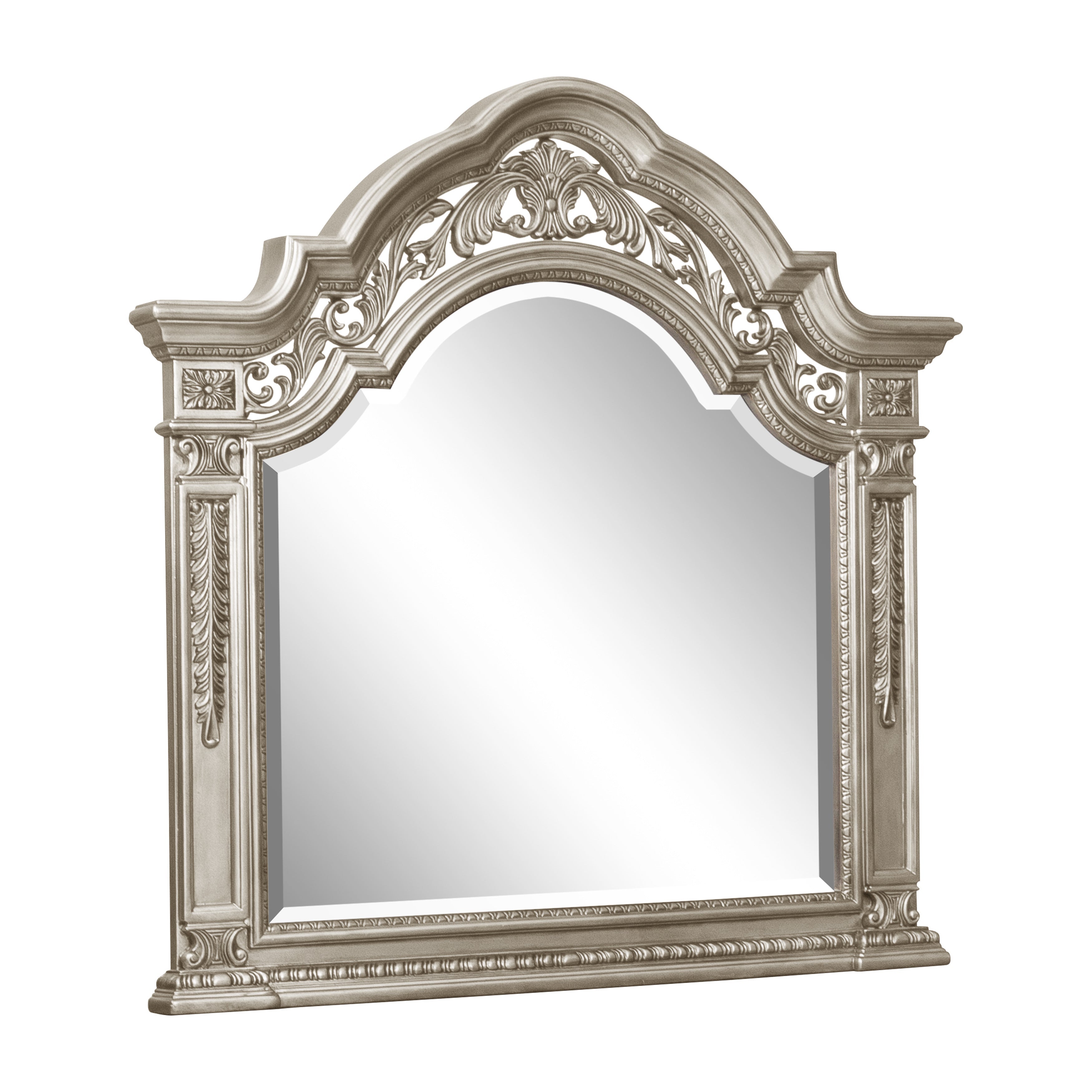 Catalonia Platinum Gold Mirror (Mirror Only) - 1824PG-6 - Bien Home Furniture &amp; Electronics