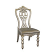 Catalonia Platinum Gold Side Chair, Set of 2 - 1824PGS - Bien Home Furniture & Electronics