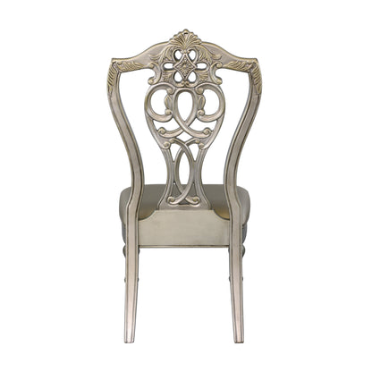 Catalonia Platinum Gold Side Chair, Set of 2 - 1824PGS - Bien Home Furniture &amp; Electronics