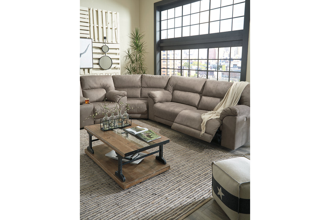 Cavalcade Slate 3-Piece Power Reclining Sectional - SET | 7760147 | 7760177 | 7760196 - Bien Home Furniture &amp; Electronics