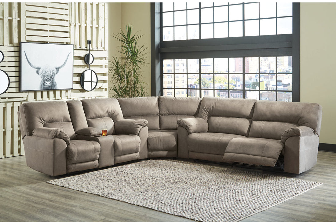 Cavalcade Slate 3-Piece Reclining Sectional - SET | 7760177 | 7760181 | 7760194 - Bien Home Furniture &amp; Electronics