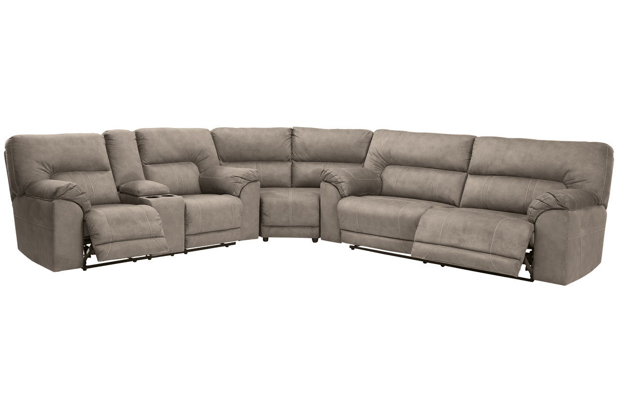 Cavalcade Slate 3-Piece Reclining Sectional - SET | 7760177 | 7760181 | 7760194 - Bien Home Furniture &amp; Electronics