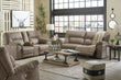 Cavalcade Slate Power Reclining Living Room Set - SET | 7760147 | 7760196 | 7760198 - Bien Home Furniture & Electronics