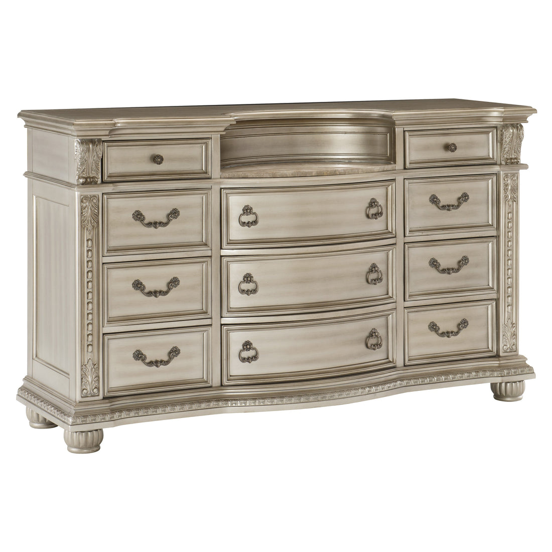 Cavalier Silver Dresser - 1757SV-5 - Bien Home Furniture &amp; Electronics