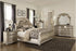 Cavalier Silver Upholstered Sleigh Bedroom Set - SET | 1757SVK-1 | 1757SVK-2 | 1757SV-3 | 1757SV-1P | 1757SV-5 | 1757SV-6 | 1757SV-4 - Bien Home Furniture & Electronics