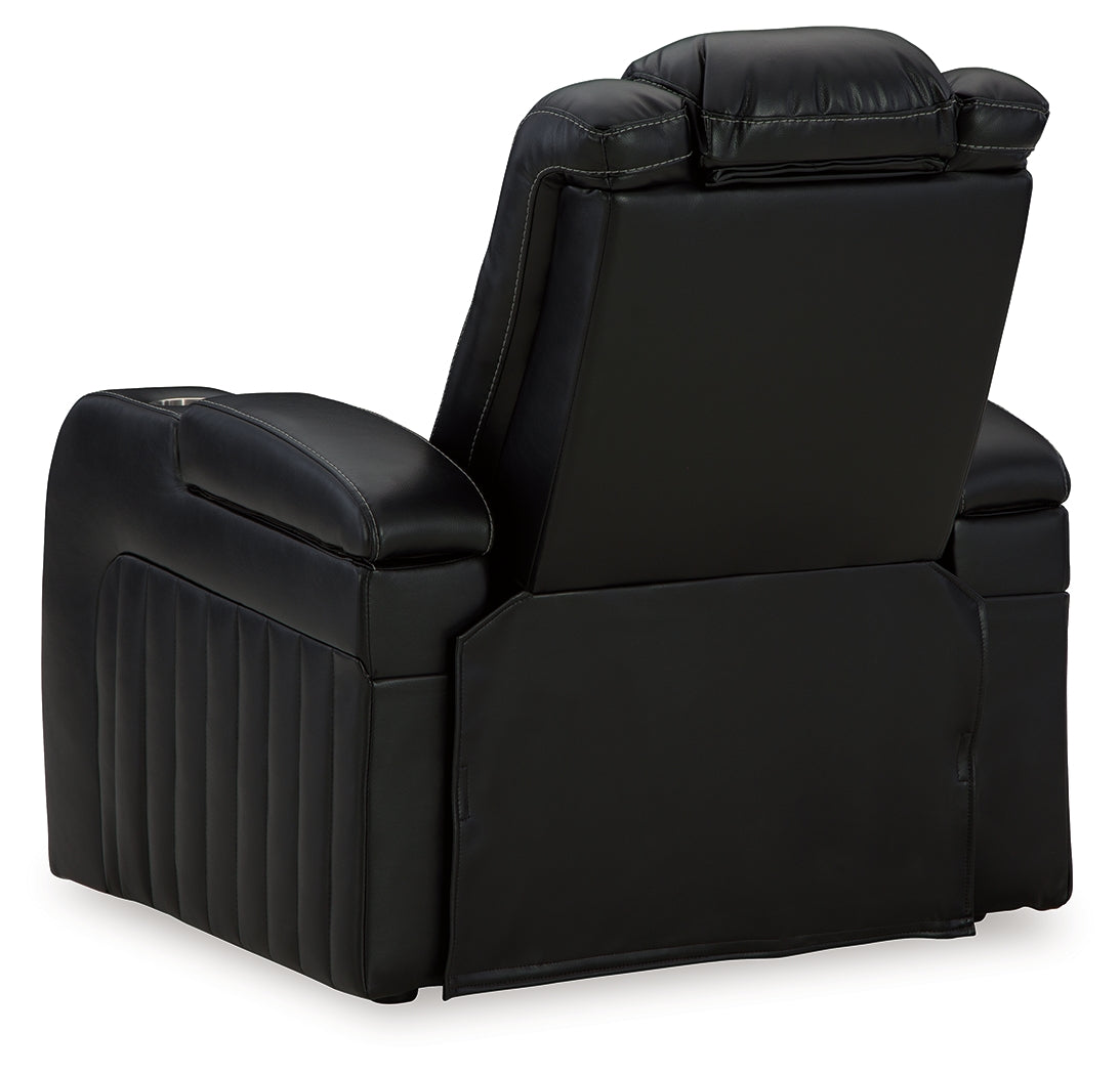 Caveman Den Midnight Power Recliner - 9070313 - Bien Home Furniture &amp; Electronics