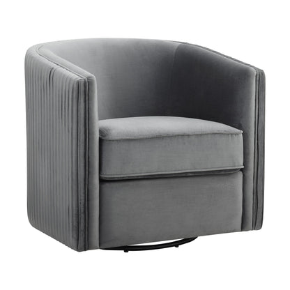 Cecily Gray Swivel Chair - 1038GY-1 - Bien Home Furniture &amp; Electronics