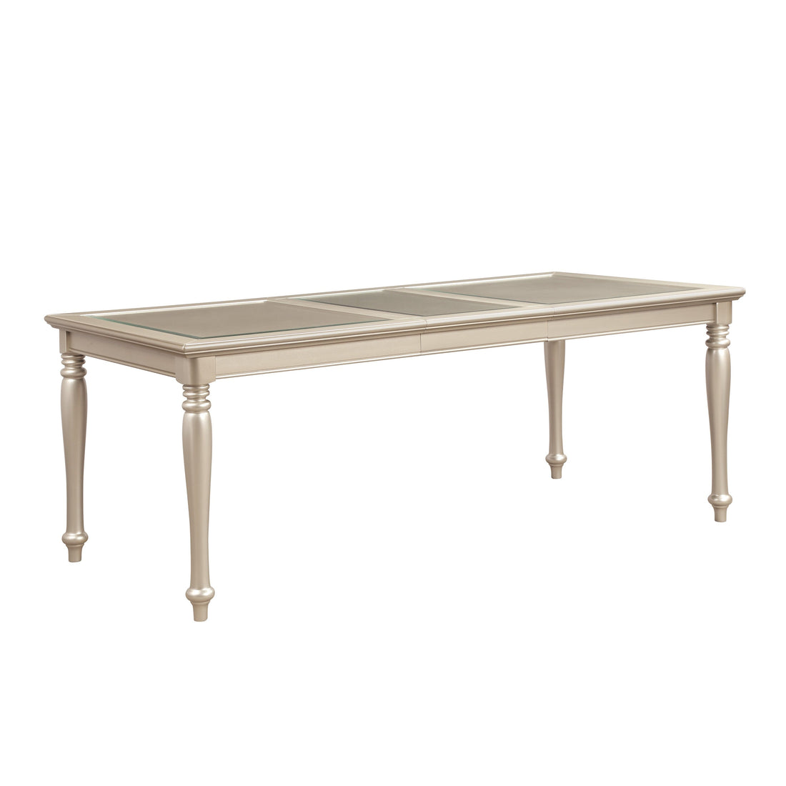 Celandine Silver Extendable Dining Table - 1928-78NG - Bien Home Furniture &amp; Electronics