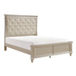 Celandine Silver Full Upholstered Panel Bed - SET | 1928F-1 | 1928F-2 | 1928F-3 - Bien Home Furniture & Electronics