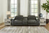 Center Line Dark Gray 3-Piece Power Reclining Loveseat with Console - SET | U6340457 | U6340458 | U6340462 - Bien Home Furniture & Electronics