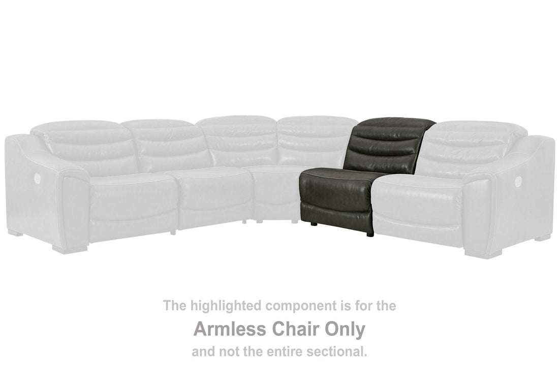 Center Line Dark Gray Armless Chair - U6340446 - Bien Home Furniture &amp; Electronics
