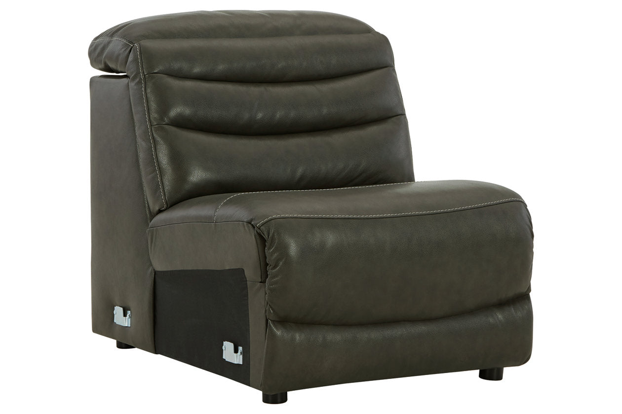 Center Line Dark Gray Armless Chair - U6340446 - Bien Home Furniture &amp; Electronics