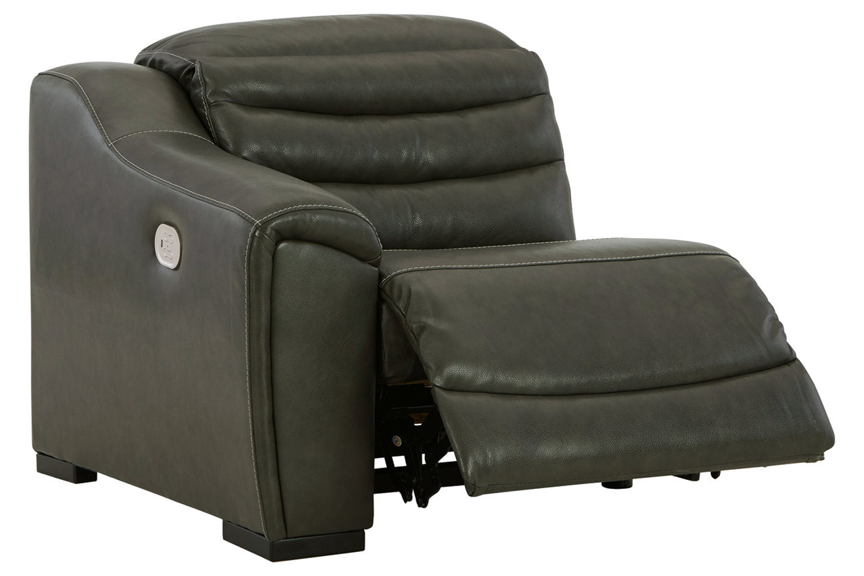 Center Line Dark Gray Left-Arm Facing Power Recliner - U6340458 - Bien Home Furniture &amp; Electronics