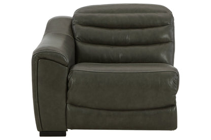 Center Line Dark Gray Left-Arm Facing Power Recliner - U6340458 - Bien Home Furniture &amp; Electronics