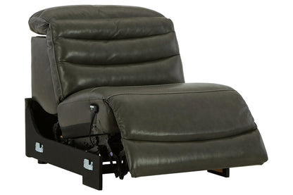 Center Line Dark Gray Power Armless Recliner - U6340431 - Bien Home Furniture &amp; Electronics