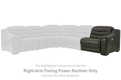 Center Line Dark Gray Right-Arm Facing Power Recliner - U6340462 - Bien Home Furniture &amp; Electronics