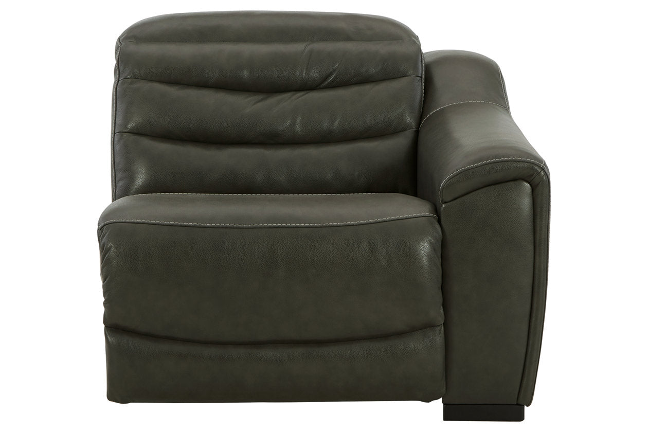 Center Line Dark Gray Right-Arm Facing Power Recliner - U6340462 - Bien Home Furniture &amp; Electronics