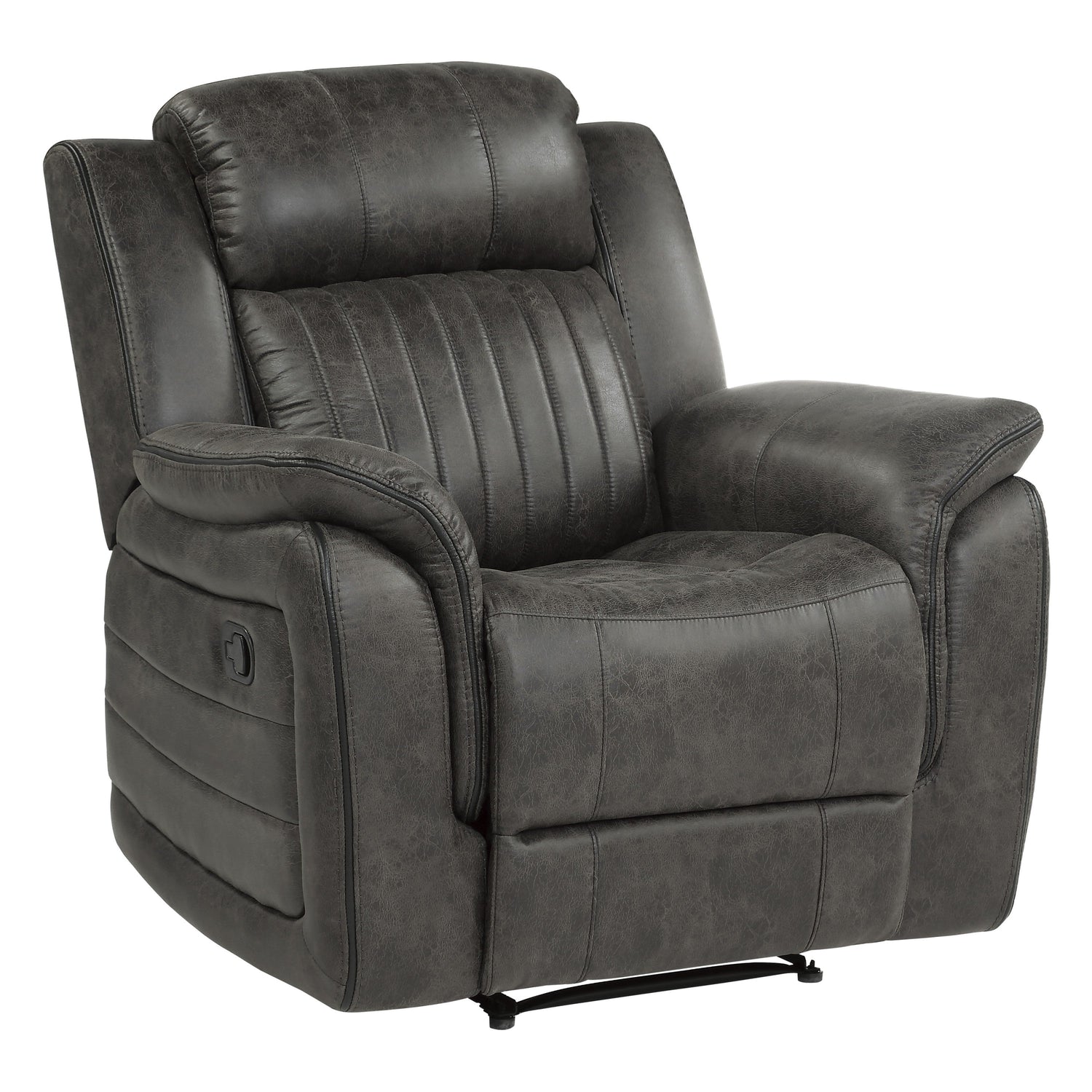 Centeroak Brownish Gray Reclining Chair - 9479BRG-1 - Bien Home Furniture &amp; Electronics