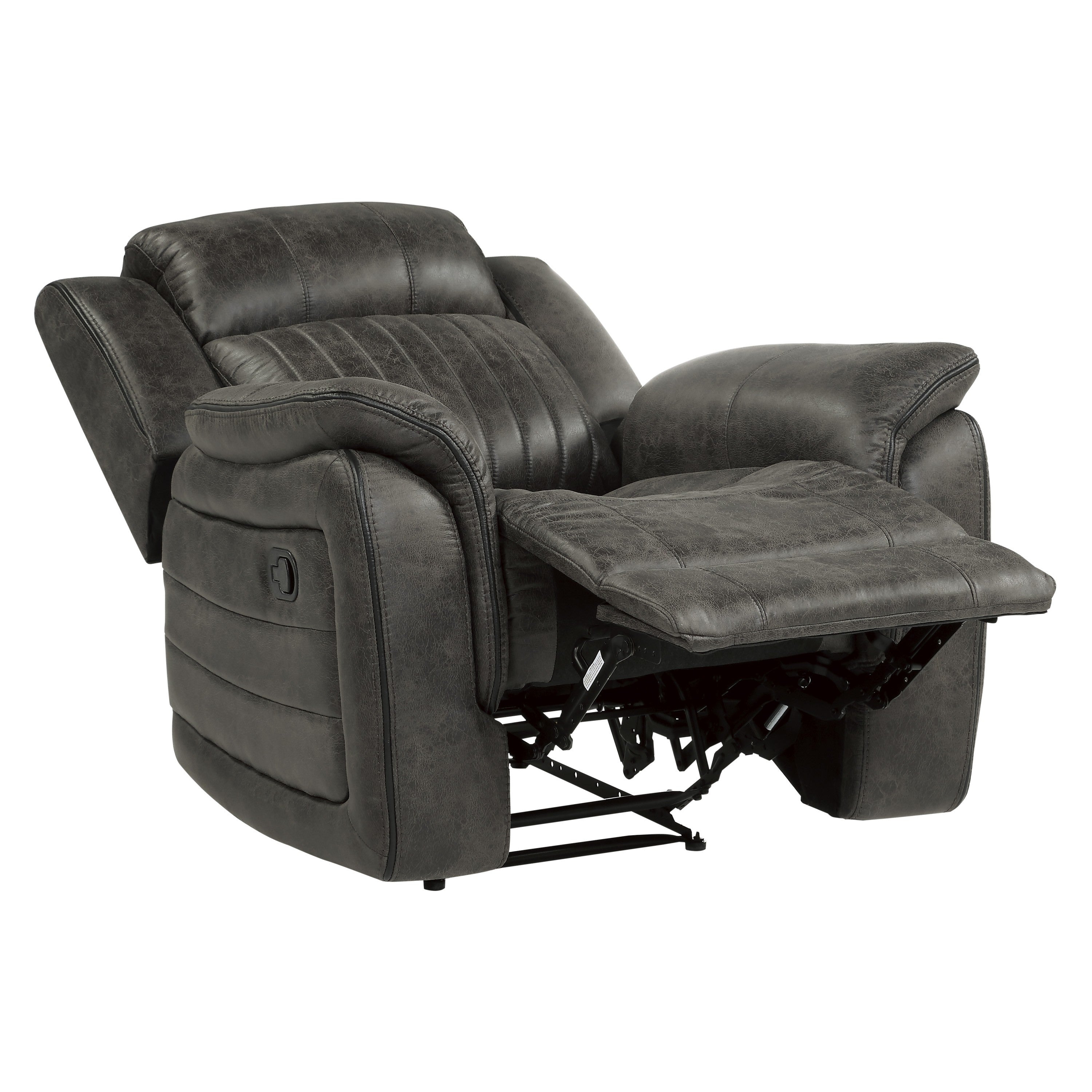 Centeroak Brownish Gray Reclining Chair - 9479BRG-1 - Bien Home Furniture &amp; Electronics