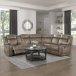 Centeroak Sandy Brown LAF Reclining Sectional - 9479SDB*SC - Bien Home Furniture & Electronics