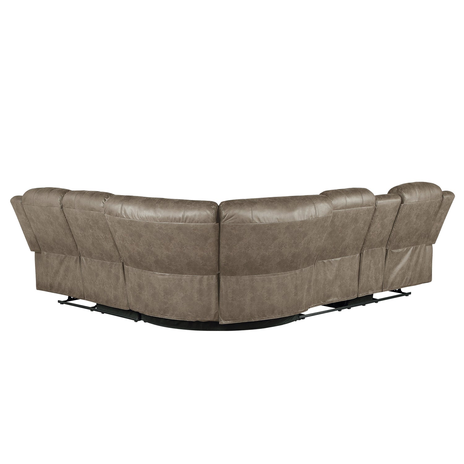 Centeroak Sandy Brown LAF Reclining Sectional - 9479SDB*SC - Bien Home Furniture &amp; Electronics