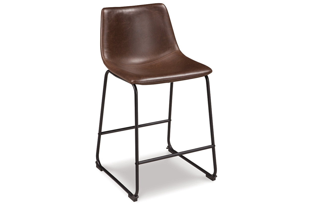 Centiar Brown Counter Height Barstool, Set of 2 - D372-124 - Bien Home Furniture &amp; Electronics