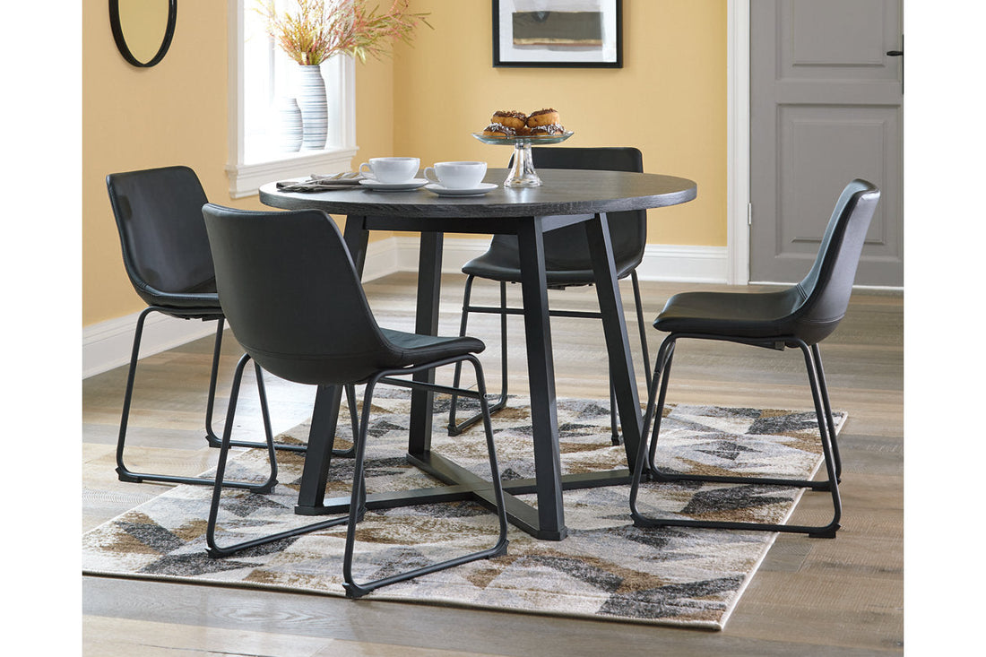 Centiar Gray/Black Dining Table - D372-16 - Bien Home Furniture &amp; Electronics