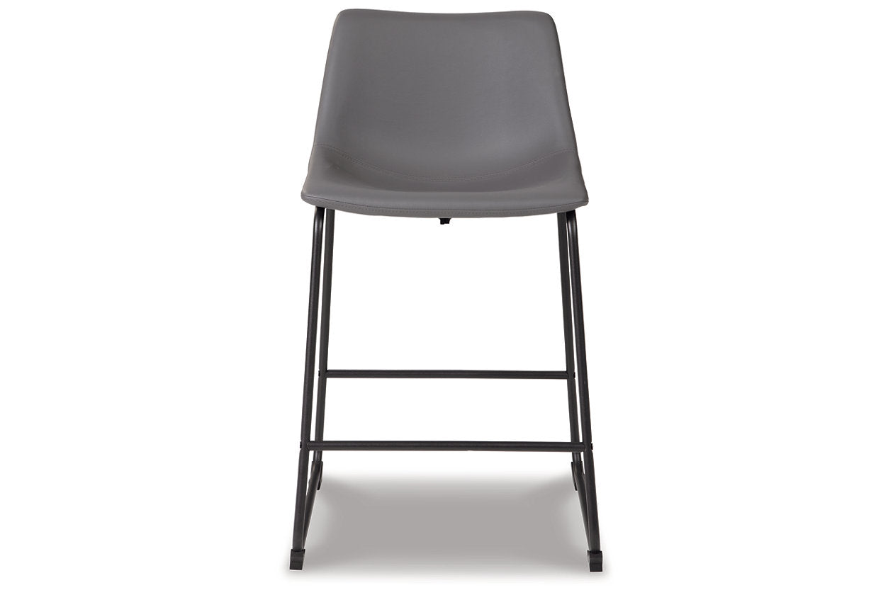 Centiar Gray Counter Height Barstool, Set of 2 - D372-824 - Bien Home Furniture &amp; Electronics
