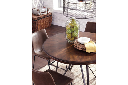 Centiar Two-tone Brown Dining Table - D372-15 - Bien Home Furniture &amp; Electronics