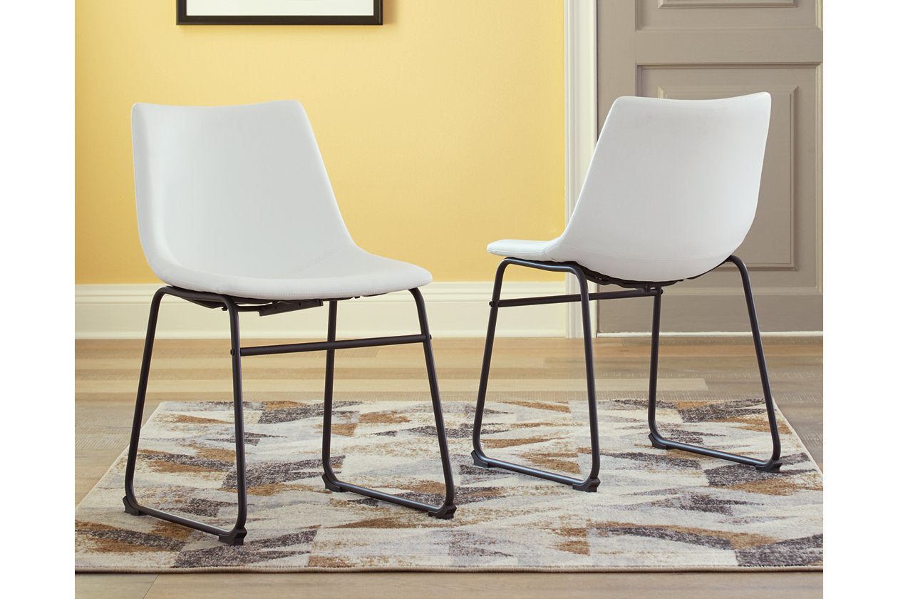 Centiar White Dining Chair, Set of 2 - D372-07 - Bien Home Furniture &amp; Electronics