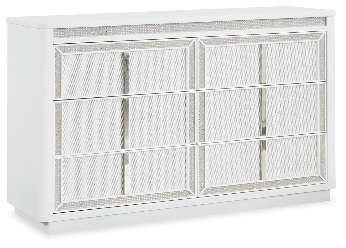 Chalanna White Dresser - B822-31 - Bien Home Furniture &amp; Electronics