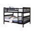 Chapman Full over Full Bunk Bed Black - 460359 - Bien Home Furniture & Electronics
