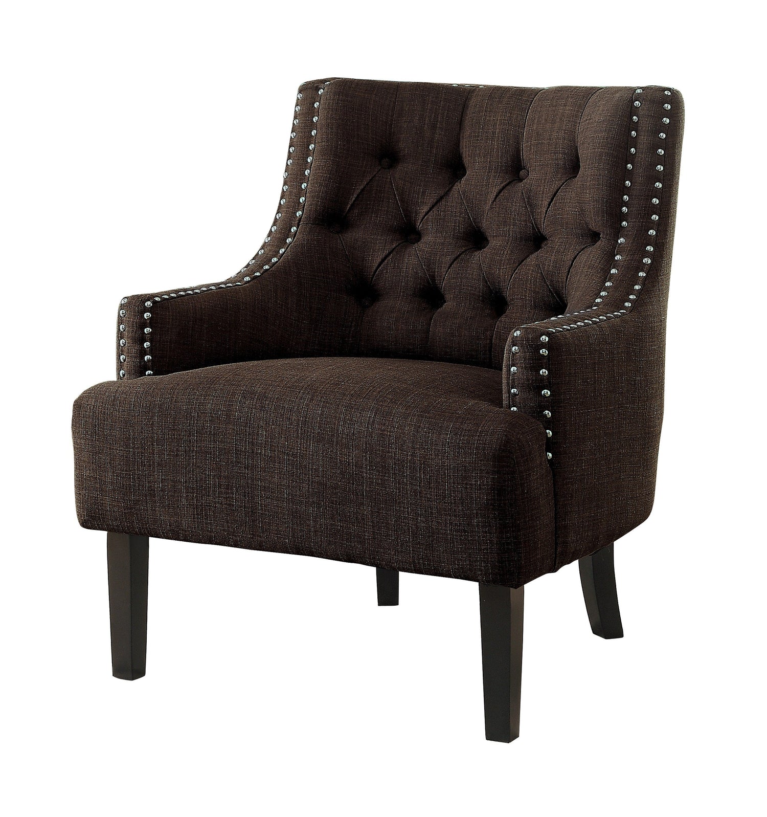 Charisma Chocolate Accent Chair - 1194CH - Bien Home Furniture &amp; Electronics