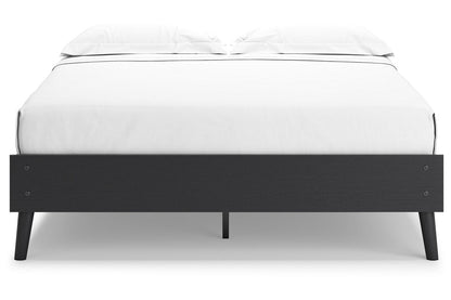 Charlang Black Queen Platform Bed - EB1198-113 - Bien Home Furniture &amp; Electronics