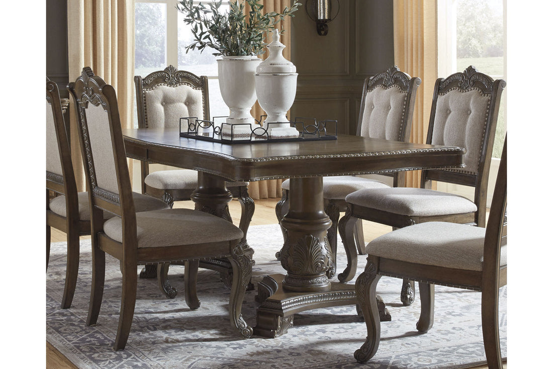 Charmond Brown Dining Table - SET | D803-55T | D803-55B - Bien Home Furniture &amp; Electronics