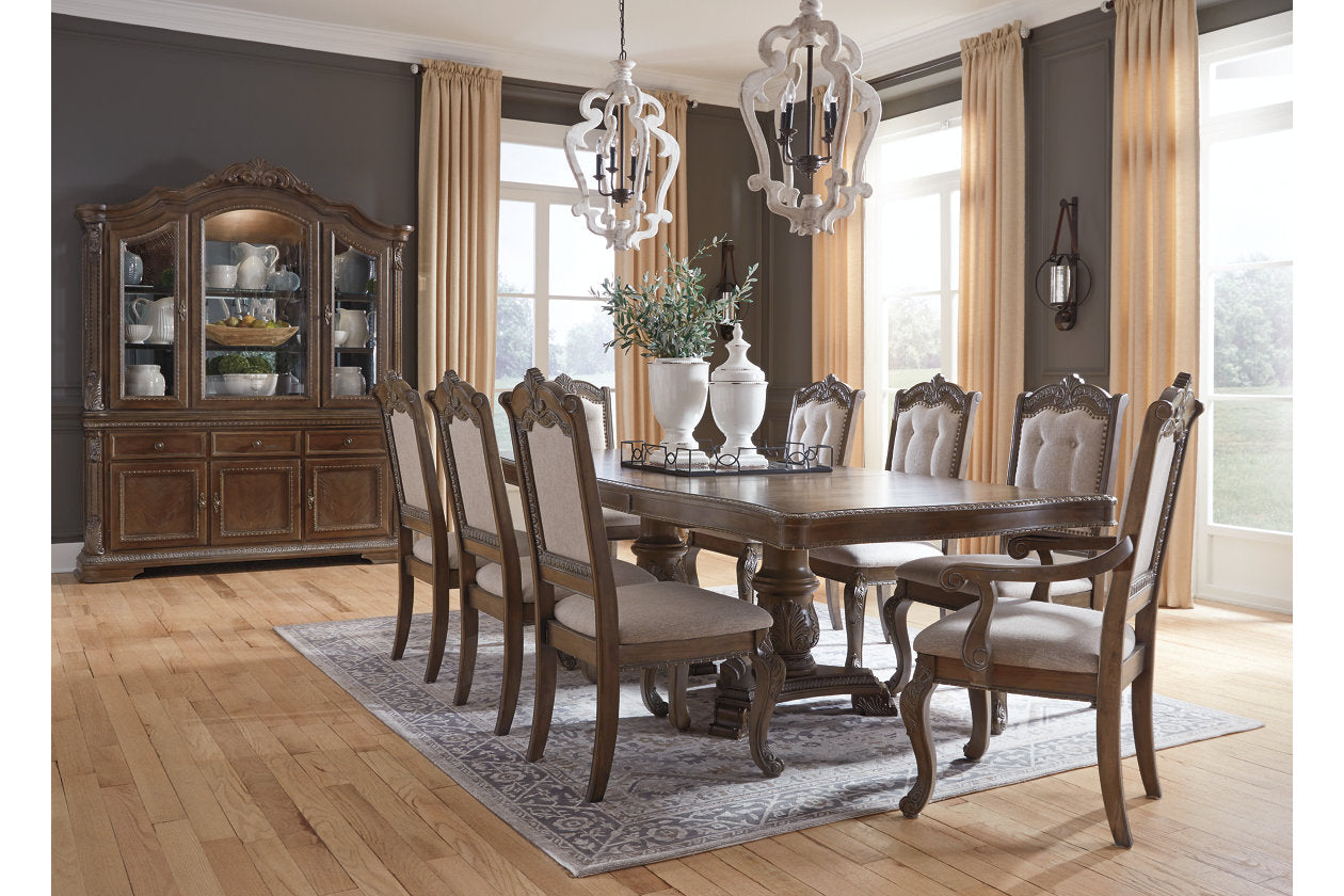 Charmond Brown Dining Table - SET | D803-55T | D803-55B - Bien Home Furniture &amp; Electronics