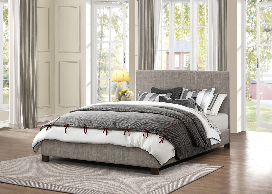 Chasin Gray Full Platform Bed - SET | 1896FN-1 | 1896FN-3 - Bien Home Furniture &amp; Electronics