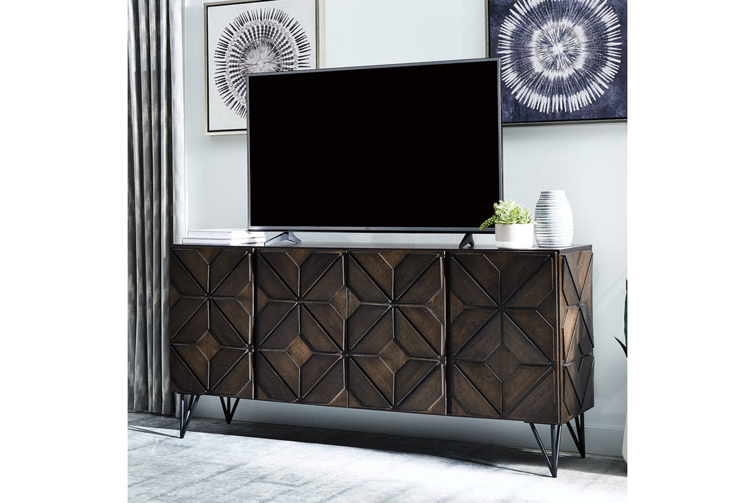 Chasinfield Dark Brown 72&quot; TV Stand - W648-68 - Bien Home Furniture &amp; Electronics