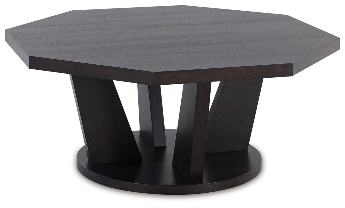 Chasinfield Dark Brown Coffee Table - T458-8 - Bien Home Furniture &amp; Electronics