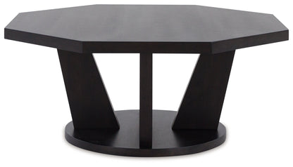 Chasinfield Dark Brown Coffee Table - T458-8 - Bien Home Furniture &amp; Electronics