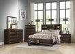 Chesky Bookcase Storage Platform Bedroom Set - SET | 1753K-1 | 1753K-DW | 1753-3 | 1753-4 | 1753-5 | 1753-6 - Bien Home Furniture & Electronics