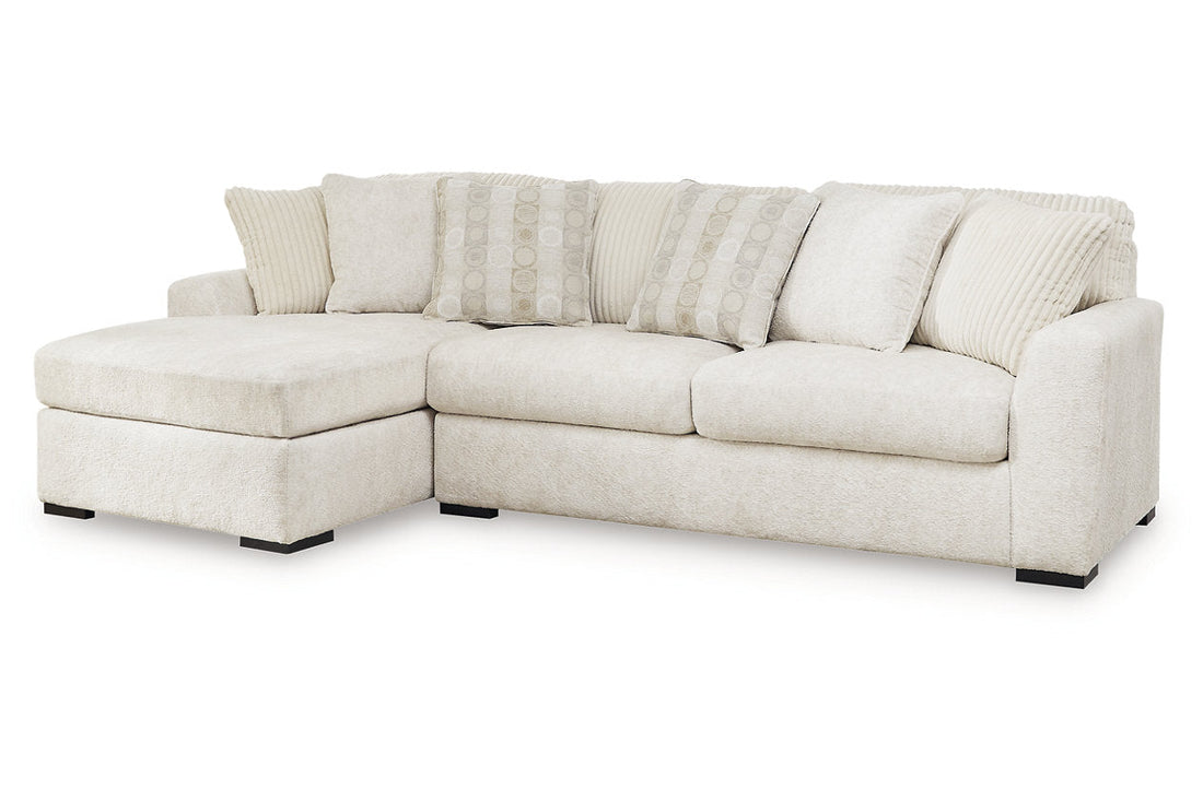 Chessington Ivory 2-Piece LAF Chaise Sectional - SET | 6190416 | 6190467 - Bien Home Furniture &amp; Electronics