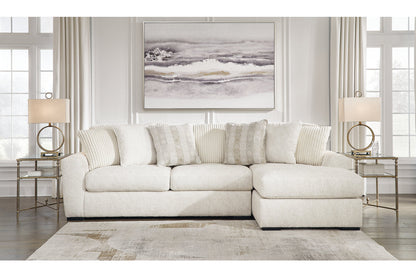 Chessington Ivory 2-Piece Sectional with Chaise - 61904S2 - Bien Home Furniture &amp; Electronics
