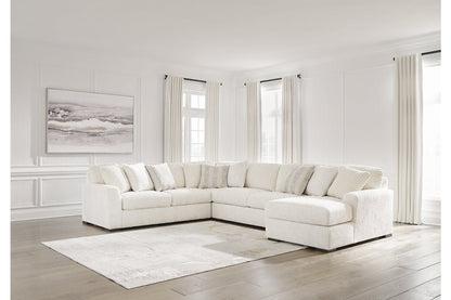 Chessington Ivory 4-Piece Sectional with Chaise - 61904S4 - Bien Home Furniture &amp; Electronics