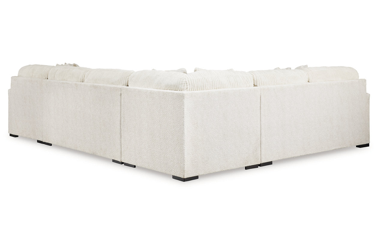 Chessington Ivory 4-Piece Sectional with Chaise - 61904S4 - Bien Home Furniture &amp; Electronics
